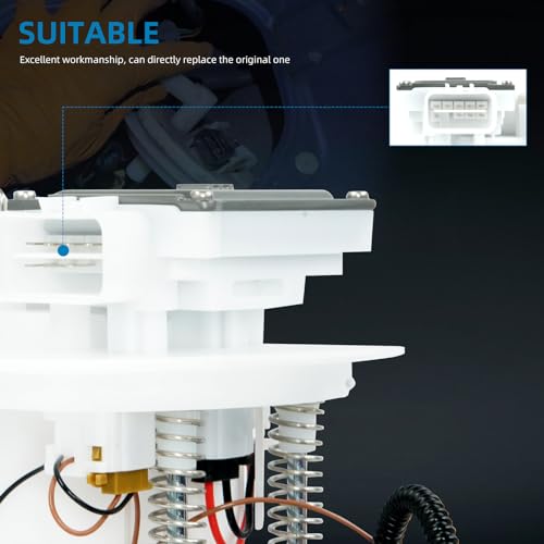 31110-D5500 Electric Fuel Pump Module for 2015-2019 Hyundai Sonata 2016-2020 Kia Optima 1.6L 2.0L 2.4L Replacement# 31110-C2500 with Sending - Image 6