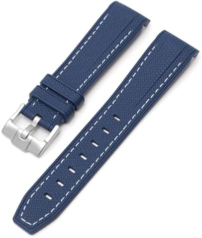 Stanchev Omega x Swatch MoonSwatch/Rolex Watch Strap 20mm Soft Silicone Omega X Swatch Moonswatch Speedmaster Replacement Band Curved Moonswatch Swatch Strap Without Gaps Suitable