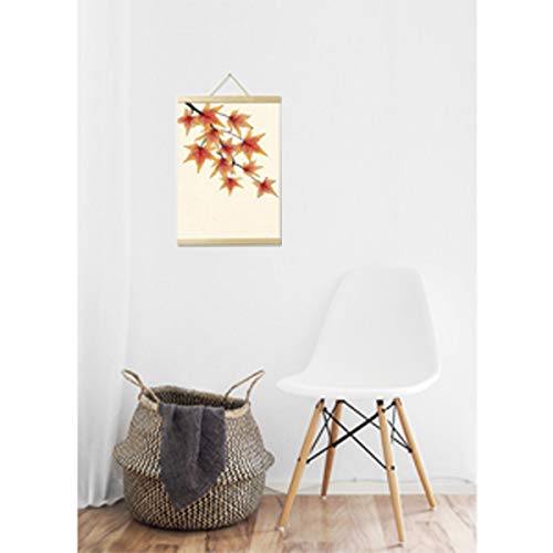 Wiwaplex Magnetic Poster Frame Hanger, 12” Wide Wooden Magnet Frames Hanger For Canvas Artwork Art Print Paper Map Family Kid Photo Picture Wall Hanging (12 Inch) #TOP5