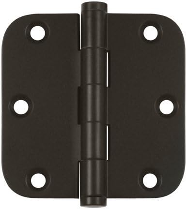 Deltana DSB35R510B Oil Rubbed Bronze 3.5 x 3.5 Solid Brass 5/8 Radius Corn.