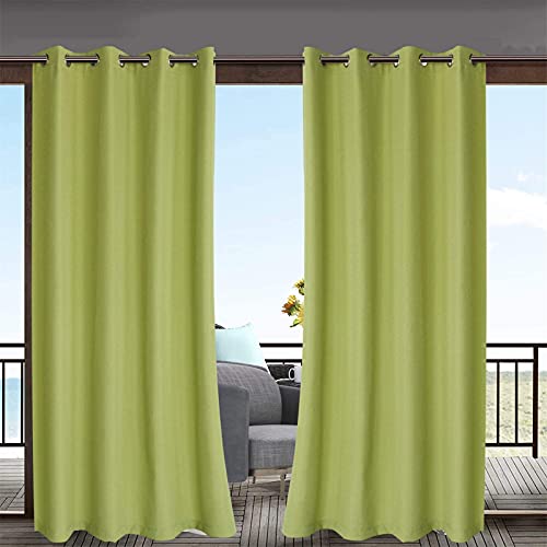 Buitengordijnen - Buitenterrasgordijnen Waterdicht Binnen Buiten Verduistering Thermische Doorvoertule Gordijnpanelen… - Image 4