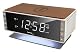 Radiowecker Holz Technoline WT487 mit LED-Anzeige und Qi-Ladefunktion