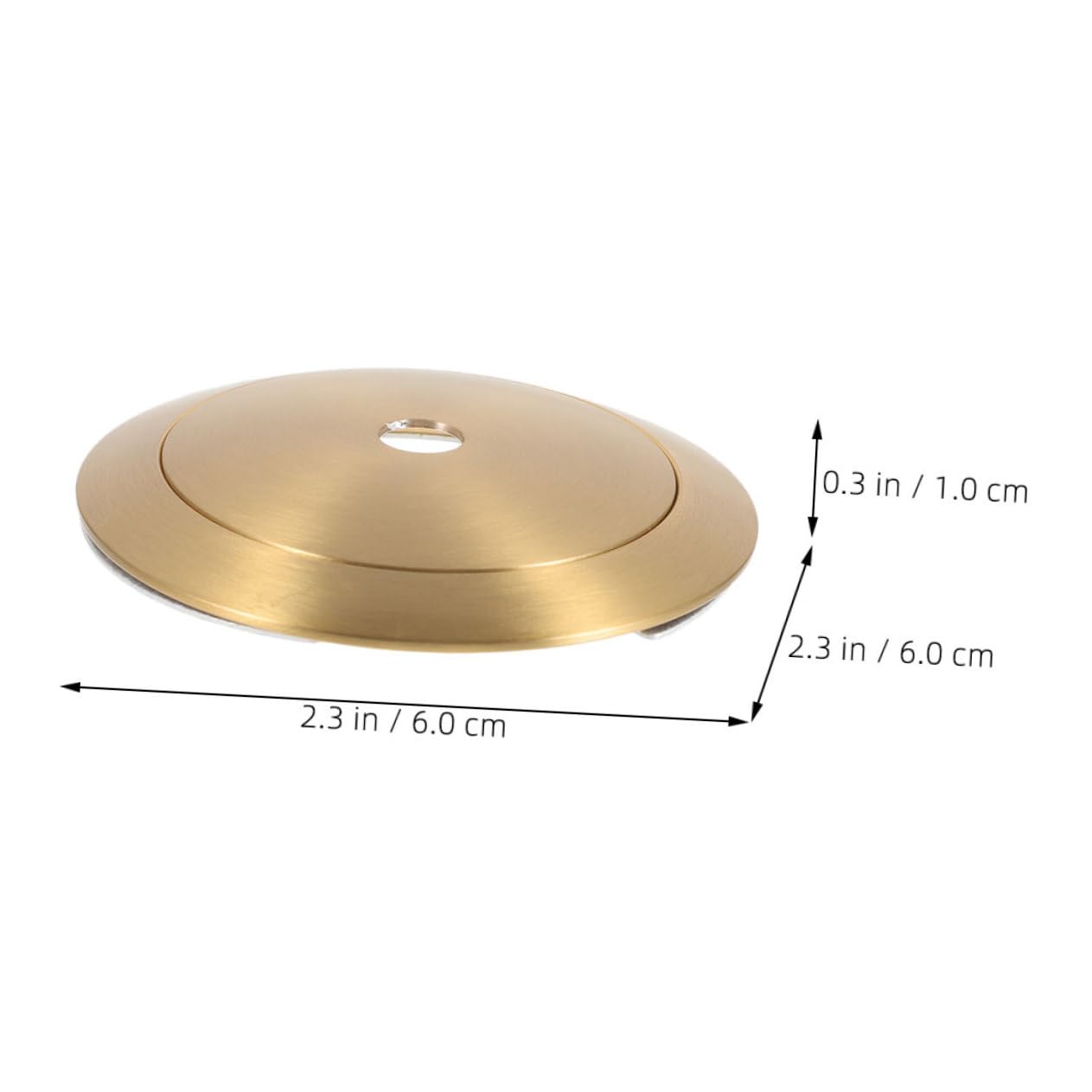 HOMSFOU Anello per Paralume in Ottone Oro Resistente, Ricambio per Lampade da Tavolo
