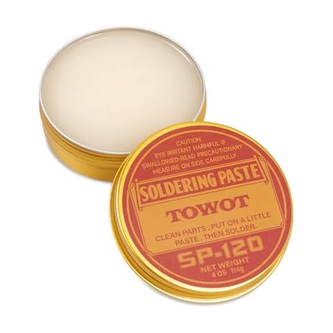 TOWOT Solder Flux For Soldering Flux Paste For Electronics Rosin 4.23 Oz (120g) Cover