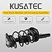KUSATEC 172523 172522 Front Pair Complete Struts Shock Absorber Compatible with Ford Focus 2012 2013, Left/Right Struts with Coil Spring Assemblies