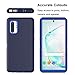 Tiflook for Galaxy Note 10 Plus Case, Protection Shockproof Heavy Duty Armor Rugged Hard Plastic Rubber Bumper Hybrid Protective Cover Case for Samsung Galaxy Note 10 Plus, Navy Blue