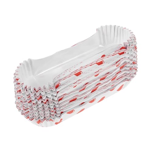 Unomor 100Pcs Nonstick Bread Cups for Baking Hot Dog Liners and Dessert Serving Trays for Professional Bakers and Home Cooks