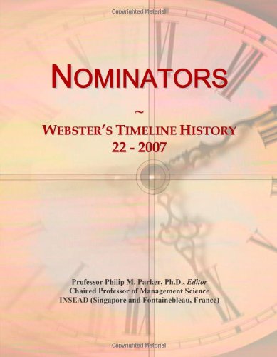 Nominators: Webster's Timeline History, 22 - 2007