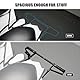 NICECNC Schwarzer breiter Haltegriff hinten Compatible with Yamaha Raptor 700 2006-2018