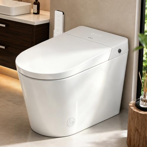 EPLO Smart Toilet Bidet,1000g MaP Power Flush,ADA Height,Tank&Pump G20PRO