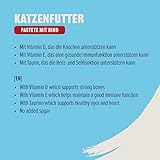 by Amazon Katzen Nassfutter Pastete mit Rind, 1 x 415g
