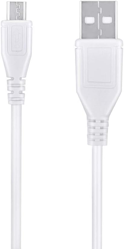 3.3ft White Micro USB DC Power Charger Cord Cable Lead Compatible with SoundSport Free Headphones 423729
