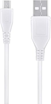 ABLEGRID 3.3ft White Micro USB Charging Cable Cord for SweetLF SWS7105 Waterproof Electric Shaver