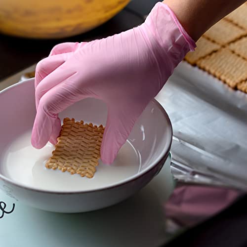 200-2000 Pcs Tronex Pink Xs - Xl Nitrile Exam Gloves Chemo Rated Finger Textured Powder Free Medical Grade Non Latex Disposable Gloves (200, Medium) #TOP3