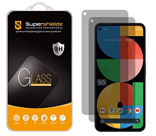 Protecteur d'écran anti-espion Google Pixel 5a 5G Supershieldz en verre trempé anti-rayures