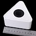 ABS Injection Molding Triangular Microphone Station Logo -White