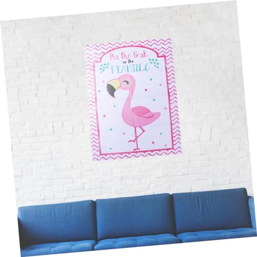 Toyvian 2 Peças De Adesivo De Flamingo Para Festa De Aniversário Infantil Lembrancinhas De Jogo De F