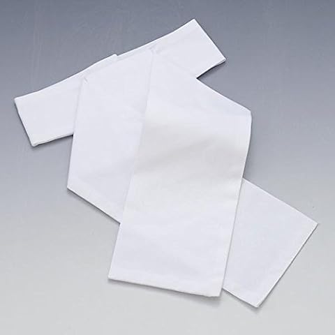 Elico Ready Tied White Cotton Stock - Medium Cover