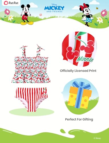 Image of Disney Elsa Princess Toddler Girls Two Piece Tankini Top and Bow Tie Bikini Bottom Beach Swimsuit Set
