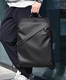 Hjkiopc Lightweight Waterproof Backpack, Large Capacity Backpack,Minimalist Computer Bag,School Bag,Casual Daypacks for Work,School,Travel (Black) - Image 7