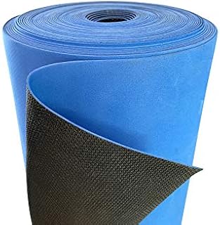 Nostra Trittschalldämmung, 1.5mm Stärke - rutschfeste Oberfläche für Klick- & SPC Vinyl, EVA Material mit PE-Folie - 20 m² pro Rolle, NostraSonic Antislip (1 Rolle, 20 Quadratmeter)