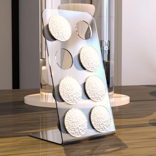 Suporte Porta Organizador De Mesa Compatível com Até 8 Cápsulas de Café Nespresso