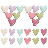 Design touchant : la forme en cœur apporte une touche chaleureuse et affectueuse, idéale pour décorer votre intérieur au quotidien ou pour les fêtes. aimant de réfrigérateur décoratif à motif dessin animé