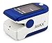 Price comparison product image AVAX 50DL - Finger Pulse Oximeter - %SpO2 (Blood Oxygen Saturation) & Heart Rate Monitor with Instructions, Lanyard & Carry Case (in RETAIL PACKAGING) - BLUE