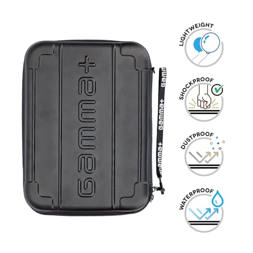 Pochette clipper et trimmer GAMMA+ compacte pour barbier nomade
