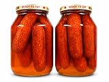 Matt & Dana Spicy Pickled Smoked Sausage - (Two Quart Size Jars) by Matt & Dana