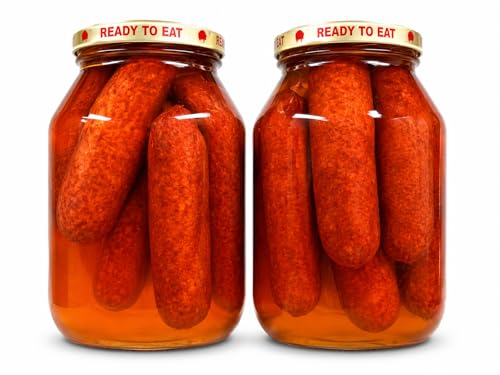 Matt & Dana Spicy Pickled Smoked Sausage - (Two Quart Size Jars) by Matt & Dana