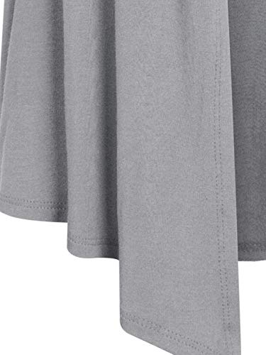 Image of MixMatchy Women's Lightweight Short Sleeve Draped Open Front Cardigan Vest