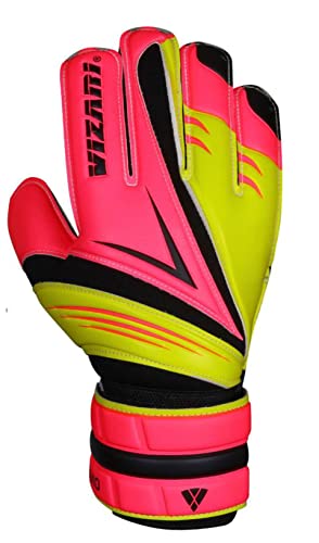 Vizari Avio F.P. Soccer Goalkeeper Goalie Gloves - Superior Grip, All Skill Levels - Non-Slip Receiver Gloves for Kids and Adults