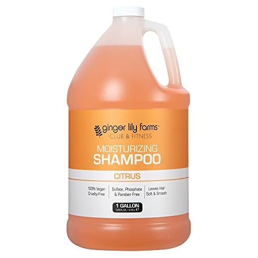 Ginger Lily Farms 1 gal Moisturizing Shampoo, Citrus Scent