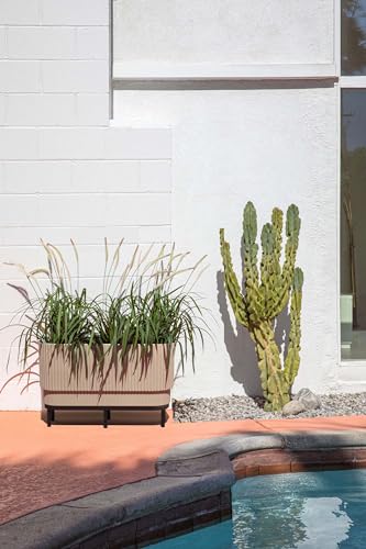 Image of Veradek Demi Series Raised Long Planter - Wide Planter with Stand