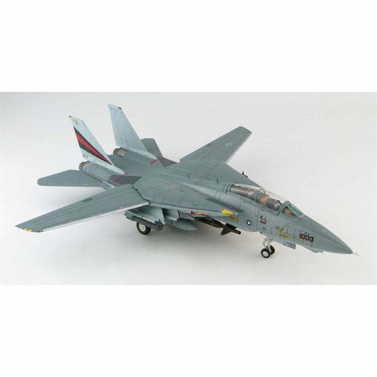 ACE HOBBYMaster F-14A Tomcat BU.NO. 161621 US Navy - VF-154 Black Knights USS Kitty Hawk 1000TH Landing 1999 1/72 DIECAST Aircraft Pre-Built Model