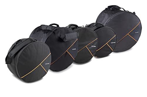 Housses batterie premium GEWA ensemble de transport pour kit 5 fûts
