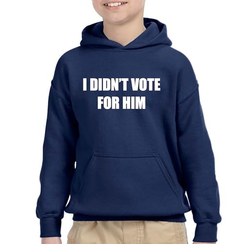 FerociTees Kids I Didn't Vote For Him Boys Girls Hoodie