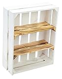 Maße 40x50 x16cm flache Obstkiste \