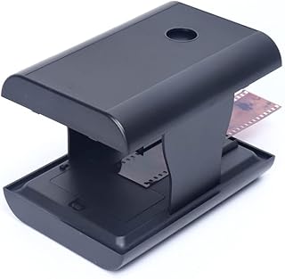 Mobile Film Scanner, Foldable Negative Scanner, 35mm Slides and Negative Scan Old Slides To JPG, for IOS and Android Systems, Supports Editing, Playback and Sharing