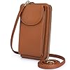 S-ZONE Small Crossbody Bags for Women Cell Phone Purse RFID Blocking Wallet Purses with Credit Card Slots