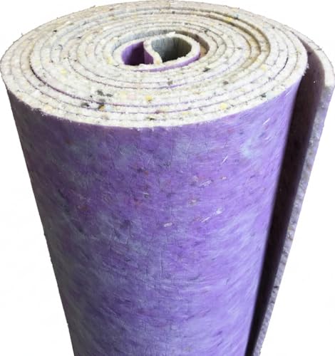 IMPERIAL STUDIOS Carpet Underlay 12mm Thick PU Foam - 15m Coverage - Non-Slip Gripper Underlay for Carpet Floors - Sound & Thermal Insulation - Durable Cushioned Carpet Underlayment