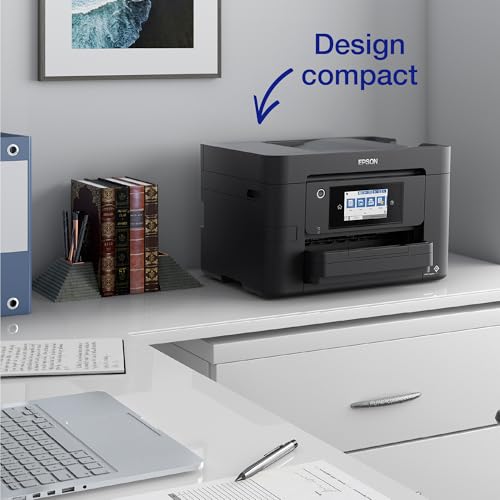 EPSON WorkForce Pro WF 4820DWF | Imprimante 4 en 1 Impression recto verso Numérisation Copie Fax WiFi Direct Ethernet 25ppm 12ppm Couleur PrecisionCore Mobile Compacte - vue 6