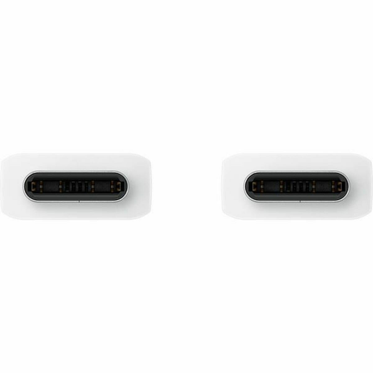 Samsung EP-DX310 USB Type-C - USB Type-C kablo, veri kablosu, şarj kablosu, 1,8 m, 3 A, beyaz