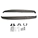 Running Board Compatible with 2006-2013 Land Rover Range Rover Sport, Factory Style Polish Black Side Step Bars Extensions by IKON MOTORSPORTS, 2007 2008 2009 2010 2011 2012