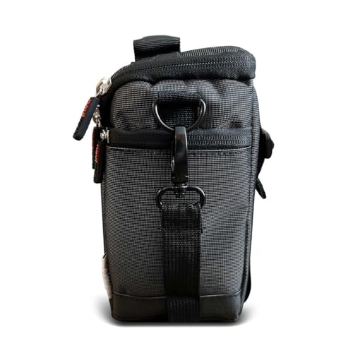 Funda y bolsa de transporte Navitech negra compatible con proyector VISULAPEX Mini miniatura 5