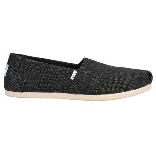 TOMS Womens Alpargata Slip On Flats Casual - Black2