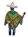 Produktbild Super Mexikaner Poncho - Kostüm - Mexiko - Universalgrösse