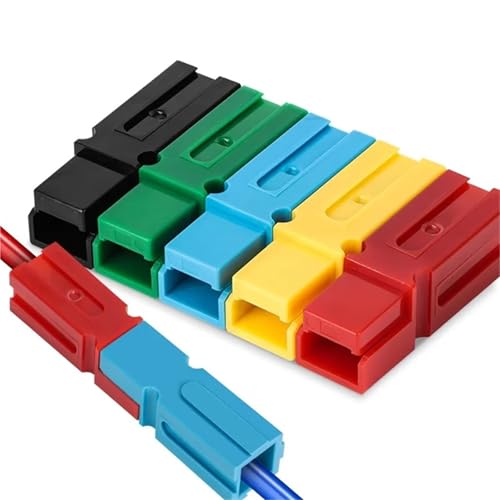 Terminales de conector modular blanco de 120 A y 600 V para Powerpole, 10 uds 6