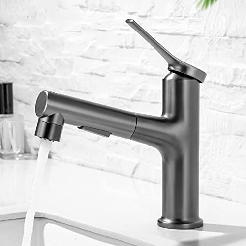 Robinet mitigeur extractible chaud et froid en version double jet - 7
